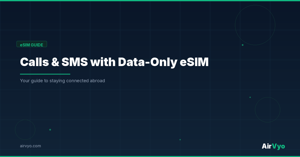What Happens to Calls and SMS When You Use a Data-Only eSIM?