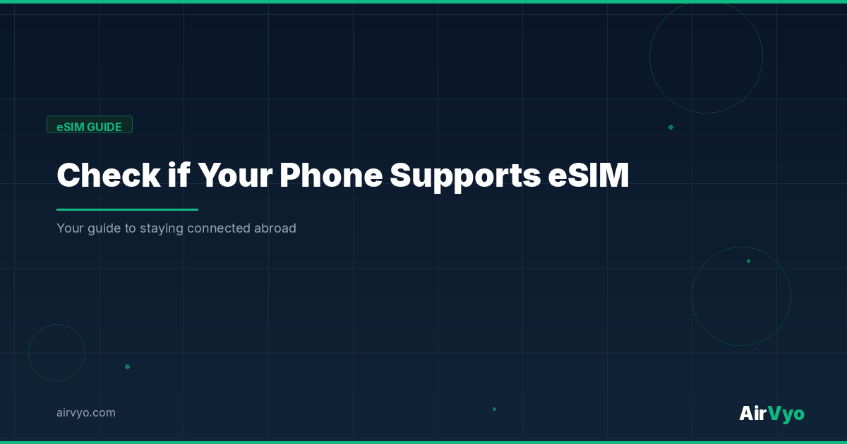 How to Check if Your Phone Supports eSIM