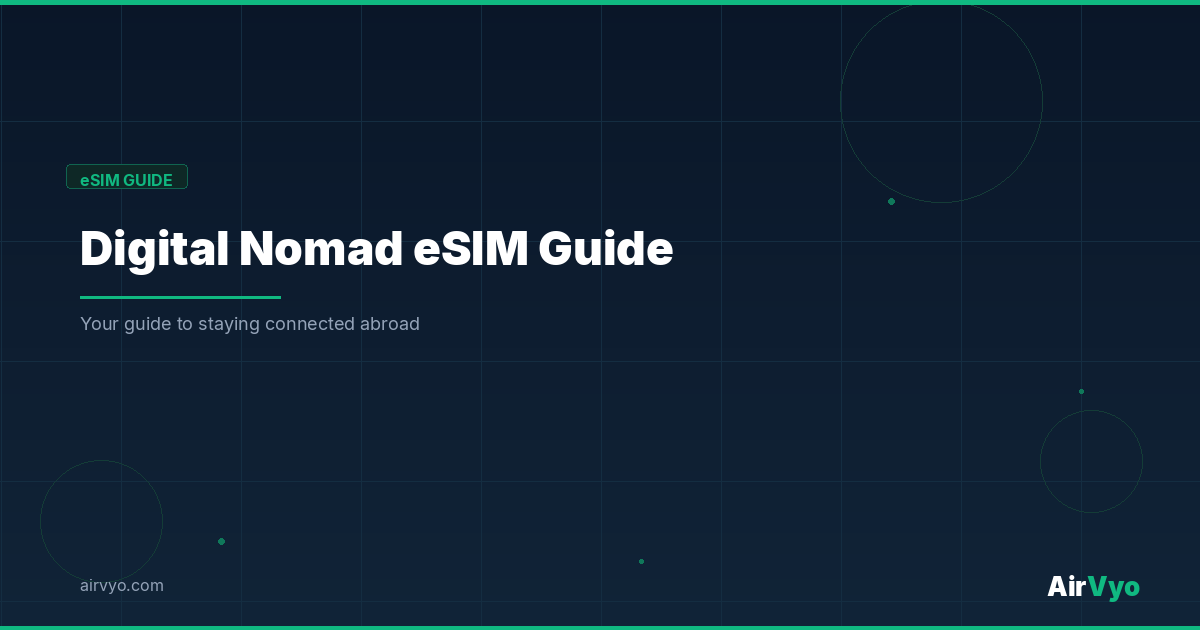 How Digital Nomads Can Use eSIM Without Constantly Changing SIM Cards