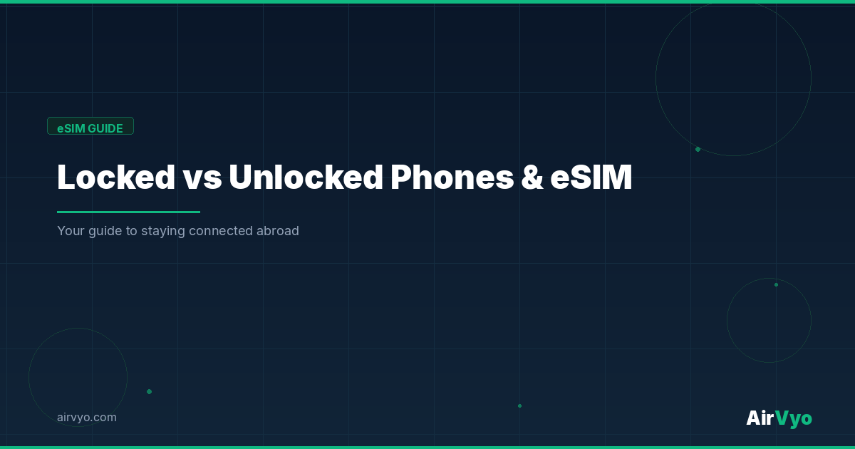 Locked vs Unlocked Phones — Why It Matters for eSIM