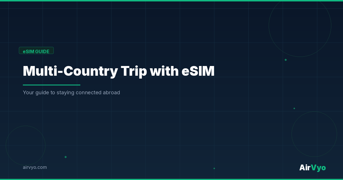 How to Stay Connected Across Multiple Countries on One Trip